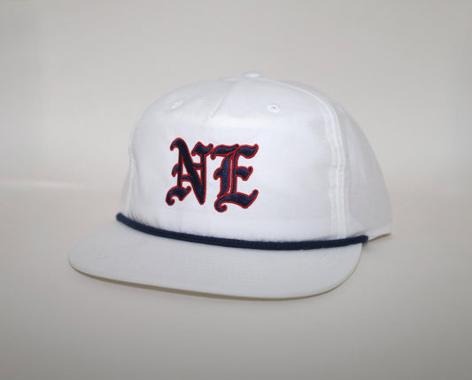Old NE Rope (white/navy)