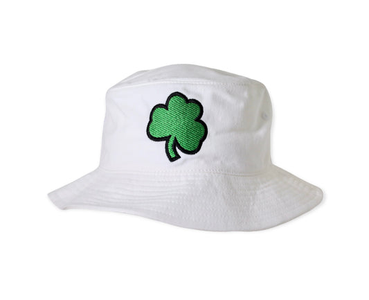 Shamrock Bucket Hat (WHITE)